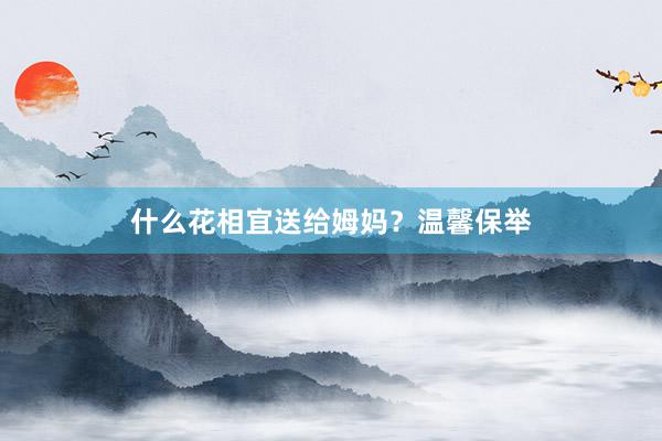 什么花相宜送给姆妈？温馨保举